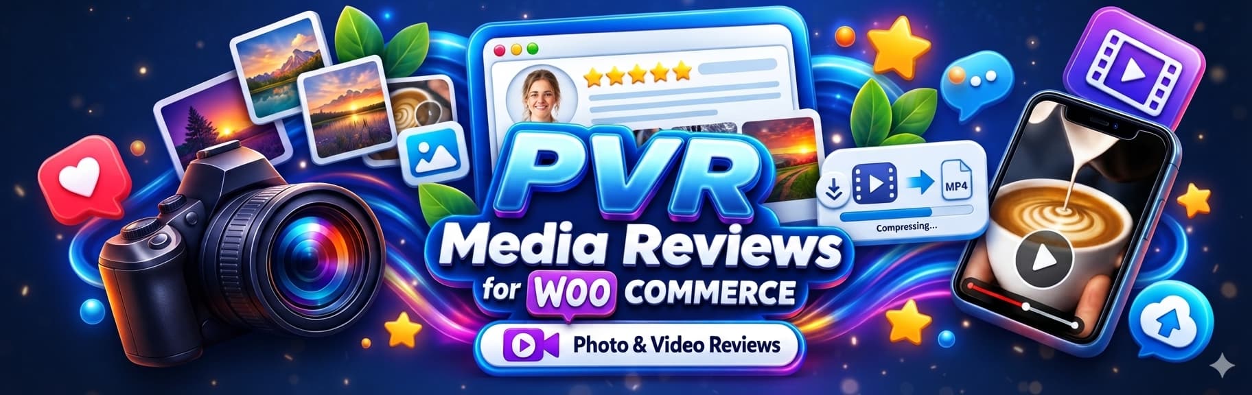 The First WooCommerce Review Plugin with In-Browser Video Compression
